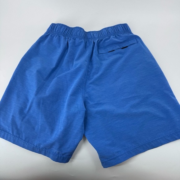 Prana Athletic Shorts Blue Elastic Waistband - Picture 7 of 10